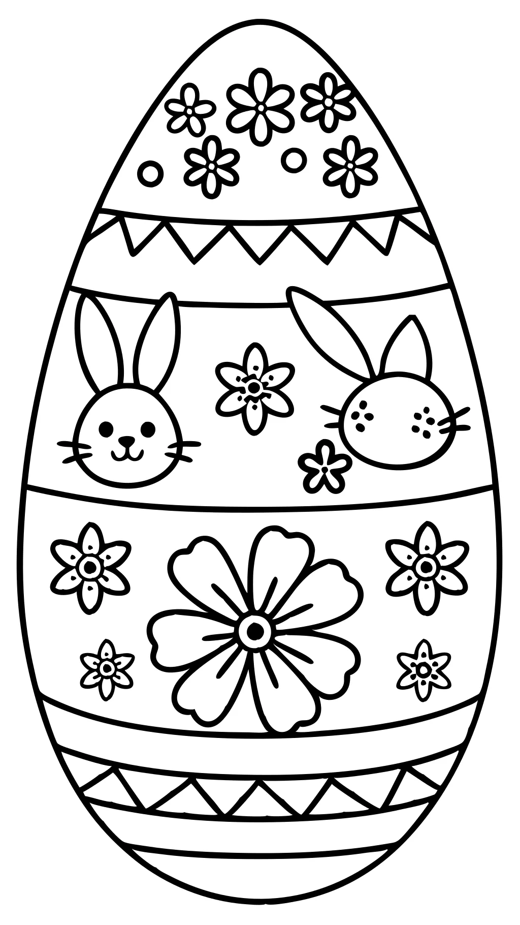 ester egg coloring pages